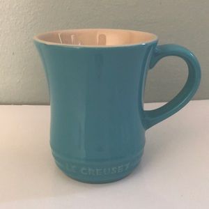 Turquoise 14 Oz LE CREUSET Medium Tea Mug NWT Stoneware Coffee Cup